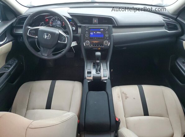 19XFC2F53HE022948 2017 HONDA CIVIC Белый Вид панели приборов