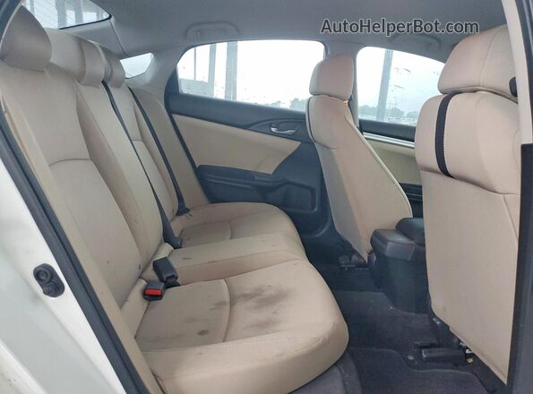 19XFC2F53HE022948 2017 HONDA CIVIC Белый Вид задних сидений