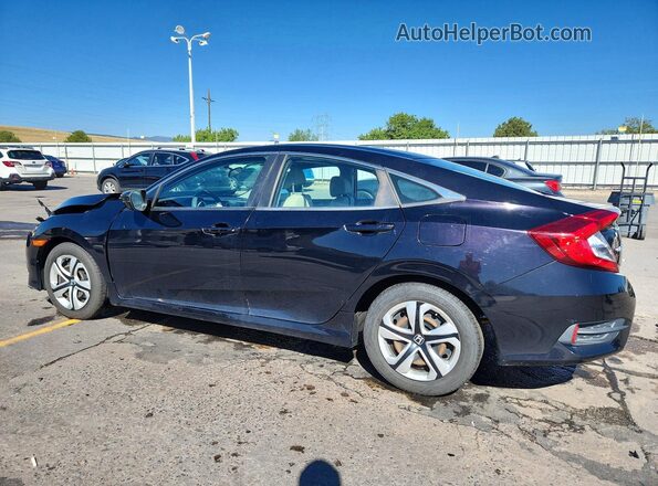 19XFC2F53HE064455 2017 HONDA CIVIC Purple Задня ліва чверть