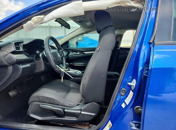 19XFC2F53HE080204 2017 HONDA CIVIC Blue Вид салону спереду