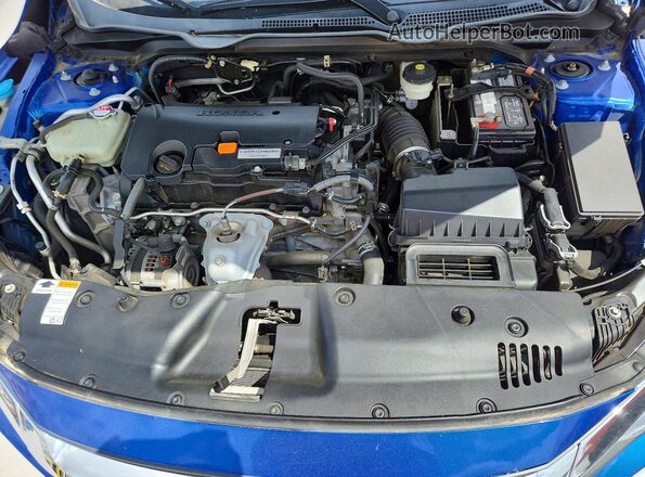 19XFC2F53HE080204 2017 HONDA CIVIC Blue Вид задньої частини салону