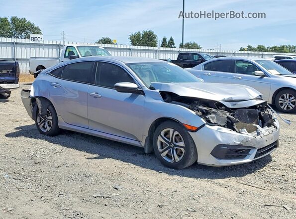 19XFC2F53HE218839 2017 HONDA CIVIC Silver Przód prawy