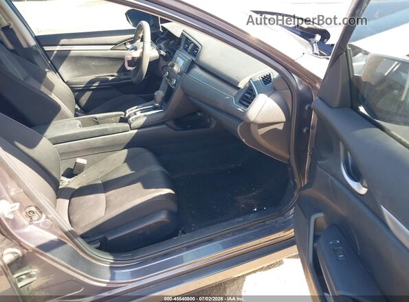 19XFC2F53JE001782 2018 HONDA CIVIC Gray წინა სალონის ხედი