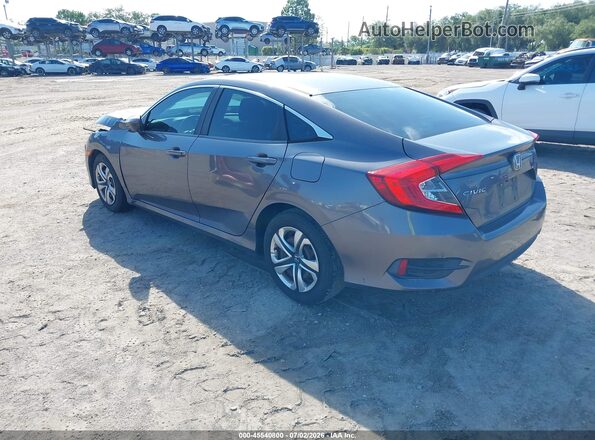19XFC2F53JE001782 2018 HONDA CIVIC Gray უკანა მარცხენა