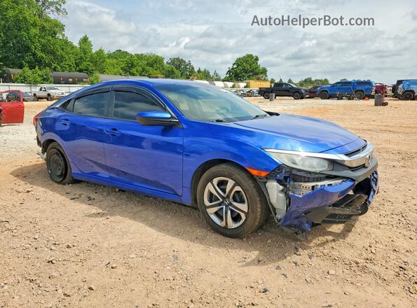 19XFC2F53JE010594 2018 HONDA CIVIC Blue Delantero derecho