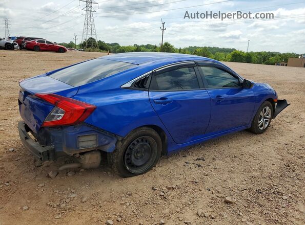19XFC2F53JE010594 2018 HONDA CIVIC Blue Trasero derecho