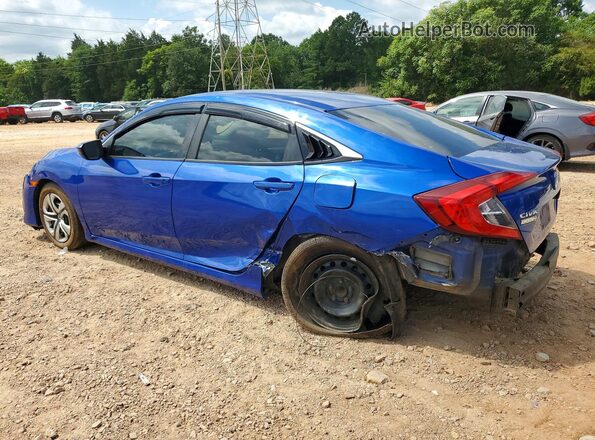 19XFC2F53JE010594 2018 HONDA CIVIC Blue Trasero izquierdo