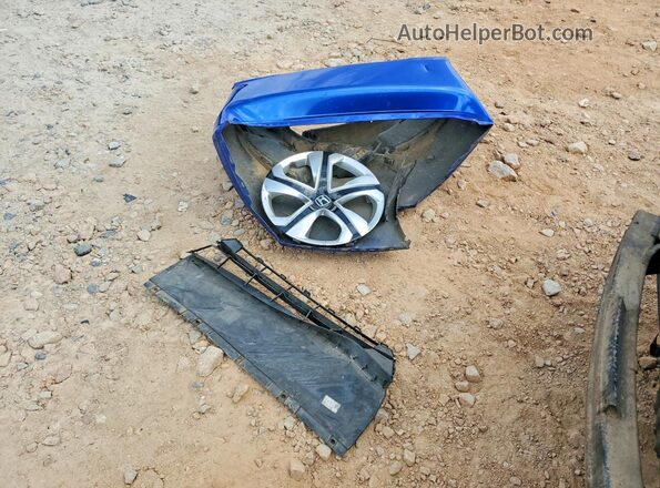 19XFC2F53JE010594 2018 HONDA CIVIC Blue Vista del compartimento del motor