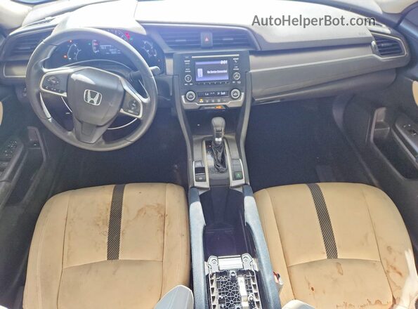19XFC2F53JE041196 2018 HONDA CIVIC Black Widok deski rozdzielczej