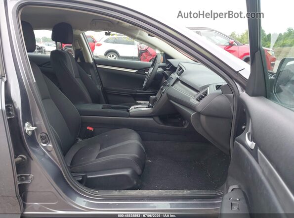 19XFC2F53JE203831 2018 HONDA CIVIC Gray Вид салону спереду
