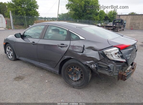 19XFC2F53JE203831 2018 HONDA CIVIC Gray Задня ліва чверть