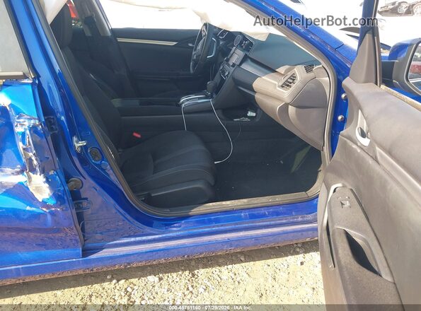 19XFC2F54GE014971 2016 HONDA CIVIC Blue Widok wnętrza z przodu