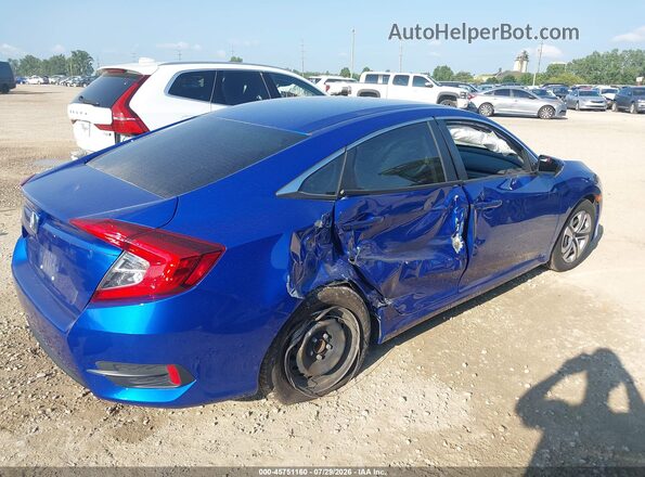 19XFC2F54GE014971 2016 HONDA CIVIC Blue Tył prawy