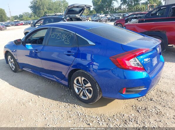19XFC2F54GE014971 2016 HONDA CIVIC Blue Tył lewy