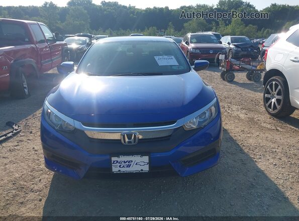 19XFC2F54GE014971 2016 HONDA CIVIC Blue Widok zestawu wskaźników