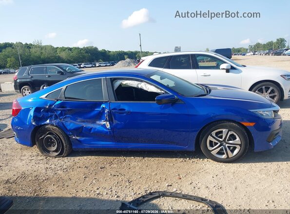 19XFC2F54GE014971 2016 HONDA CIVIC Blue Widok wnętrza z tyłu