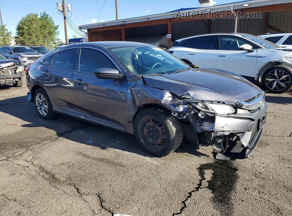 19XFC2F54GE017451 2016 HONDA CIVIC Gray Przód prawy