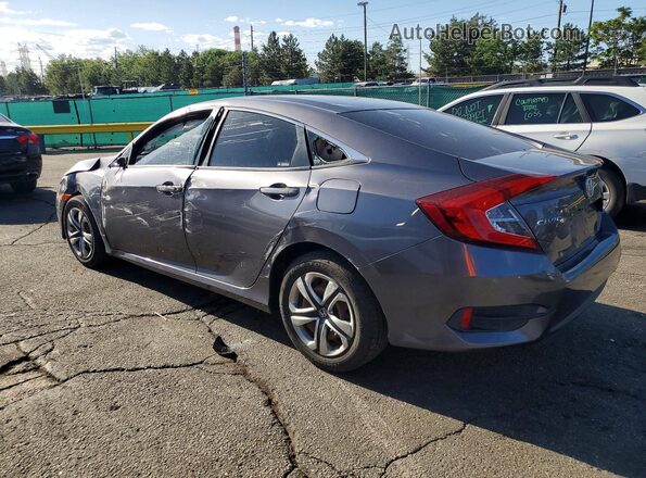 19XFC2F54GE017451 2016 HONDA CIVIC Gray Tył lewy