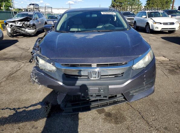 19XFC2F54GE017451 2016 HONDA CIVIC Gray Widok z przodu