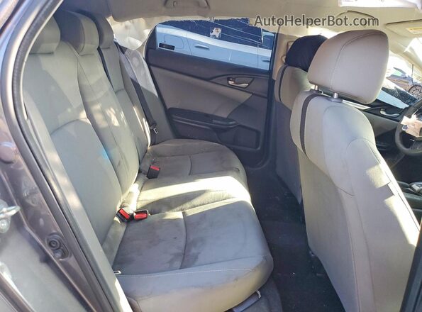 19XFC2F54GE017451 2016 HONDA CIVIC Gray Widok tylnych siedzeń