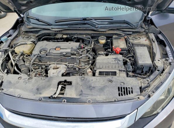 19XFC2F54GE030054 2016 HONDA CIVIC Charcoal Vista interior trasera
