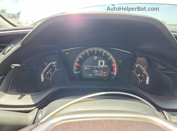 19XFC2F54GE032161 2016 HONDA CIVIC White Սարքավորումների վահանակի տեսք