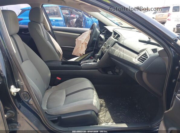 19XFC2F54GE098726 2016 HONDA CIVIC Gray Widok wnętrza z przodu
