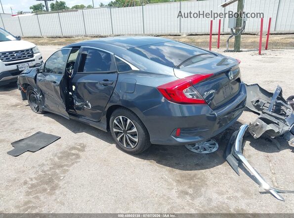 19XFC2F54GE098726 2016 HONDA CIVIC Gray Tył lewy