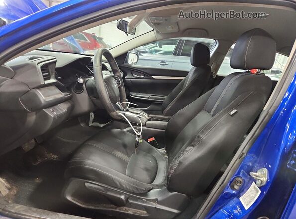 19XFC2F54GE098905 2016 HONDA CIVIC Синий Вид салона спереди