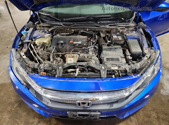 19XFC2F54GE098905 2016 HONDA CIVIC Синий Вид задней части салона
