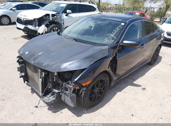 19XFC2F54GE222431 2016 HONDA CIVIC Gray Vista tres cuartos delantera izquierda