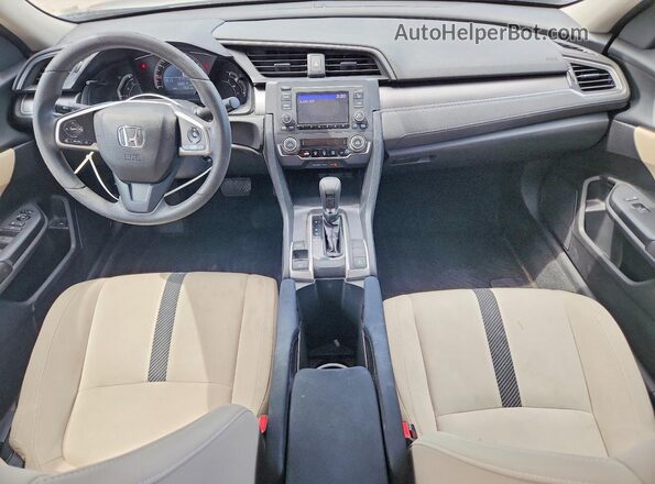 19XFC2F54HE001283 2017 HONDA CIVIC Black Widok deski rozdzielczej