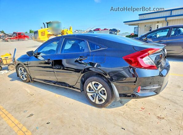 19XFC2F54HE009254 2017 HONDA CIVIC Black უკანა მარცხენა