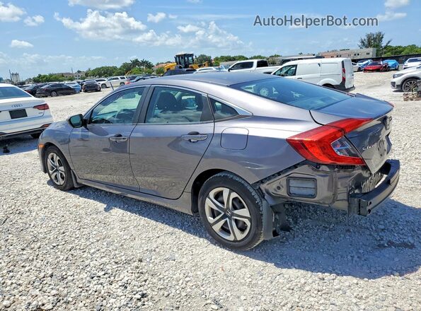 19XFC2F54HE023672 2017 HONDA CIVIC Gray Trasero izquierdo
