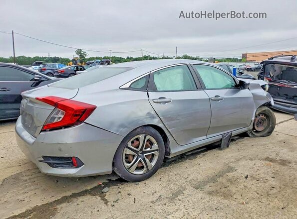 19XFC2F54HE223760 2017 HONDA CIVIC Silver Задня права чверть