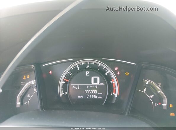 19XFC2F54JE015545 2018 HONDA CIVIC White Widok tylnych siedzeń