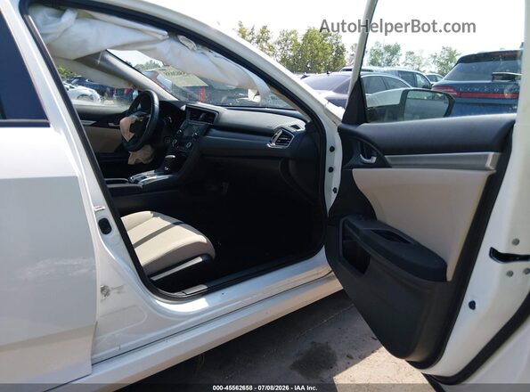 19XFC2F54JE015545 2018 HONDA CIVIC White Widok wnętrza z przodu