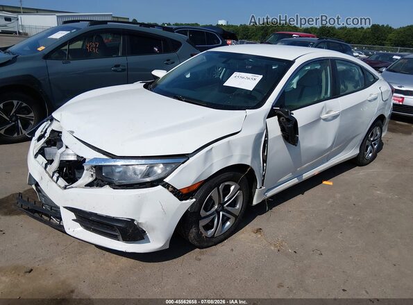 19XFC2F54JE015545 2018 HONDA CIVIC White Przód lewy