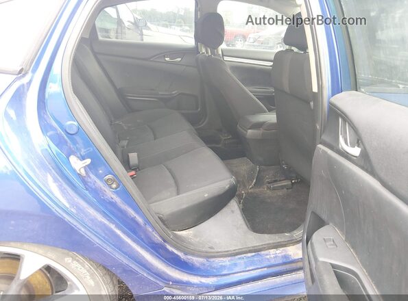 19XFC2F54JE025041 2018 HONDA CIVIC Blue Вид наклейки з VIN-кодом