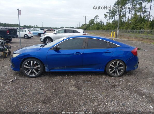 19XFC2F54JE025041 2018 HONDA CIVIC Blue Панорамний вид салону 360°
