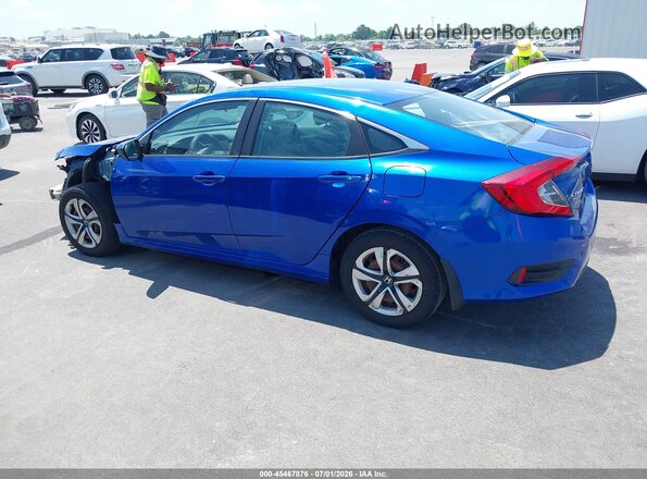 19XFC2F54JE027730 2018 HONDA CIVIC Blue Rear left