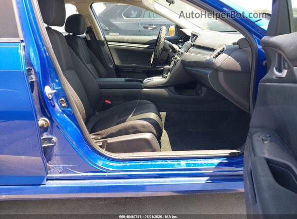19XFC2F54JE027730 2018 HONDA CIVIC Blue Front interior view