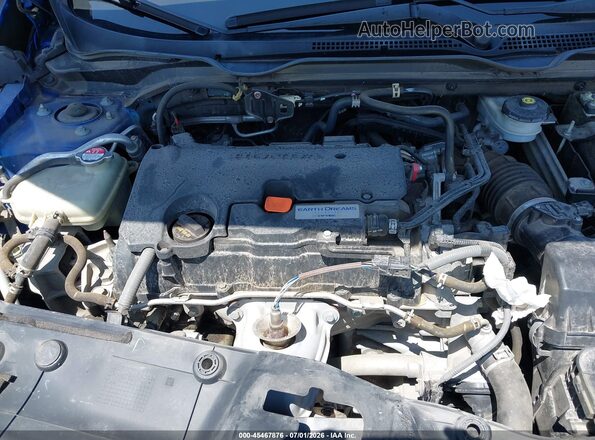 19XFC2F54JE027730 2018 HONDA CIVIC Blue Rear view