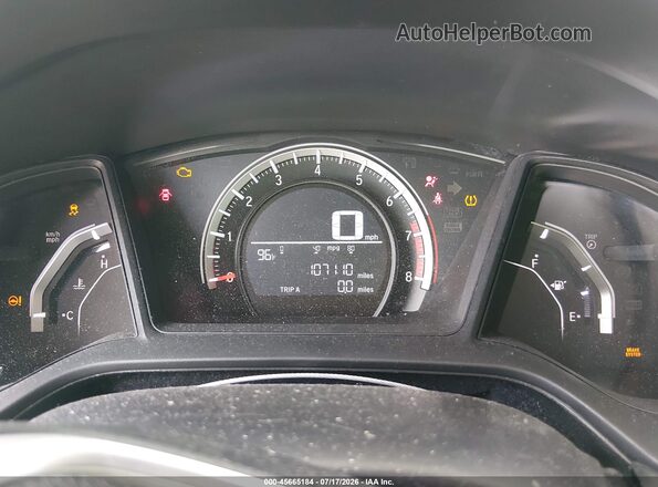 19XFC2F55GE000335 2016 HONDA CIVIC Белый Вид задних сидений