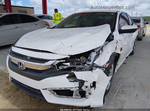 19XFC2F55GE000335 2016 HONDA CIVIC Белый Вид спереди