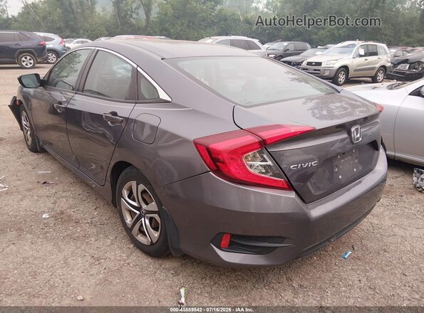 19XFC2F55GE007303 2016 HONDA CIVIC Серый Задняя левая четверть