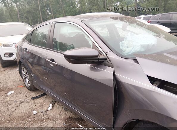 19XFC2F55GE007303 2016 HONDA CIVIC Серый Вид задней части салона