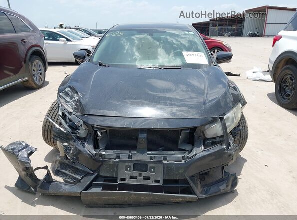 19XFC2F55GE015286 2016 HONDA CIVIC Black Rear interior view