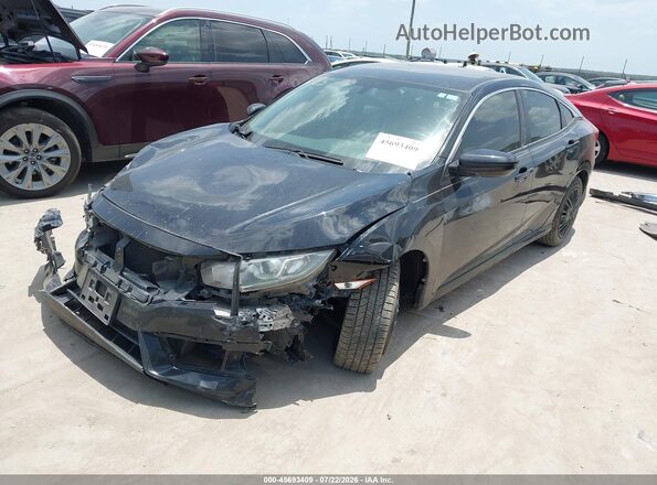 19XFC2F55GE015286 2016 HONDA CIVIC Black Front left