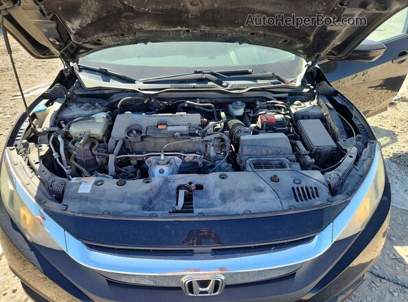 19XFC2F55GE021007 2016 HONDA CIVIC Black Вид задньої частини салону